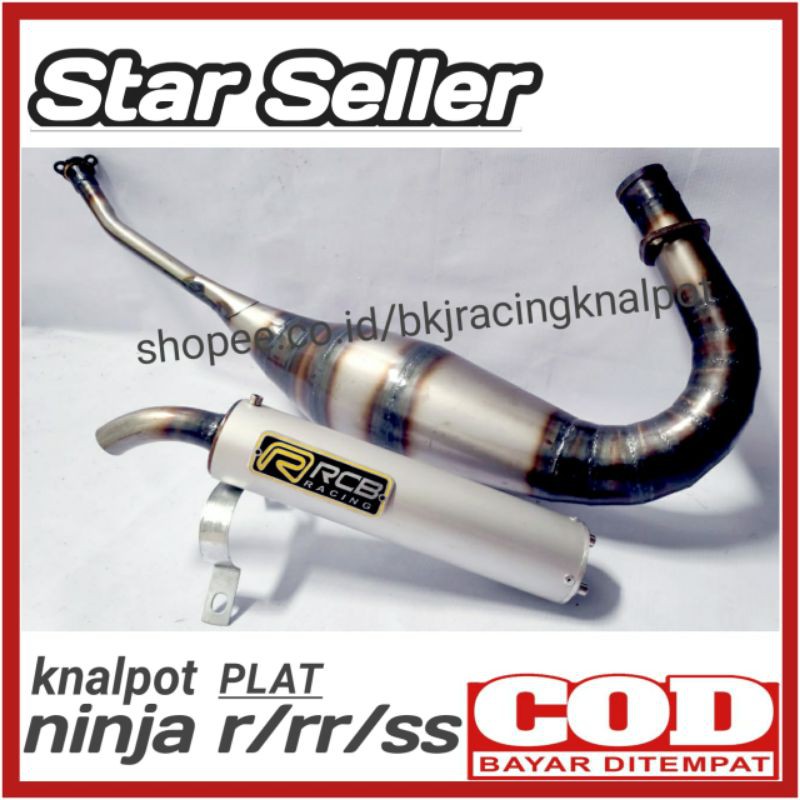 PROMO KNALPOT NINJA R/RR PLAT KARAT RCB KDX CREAMPIE AITECH PDK