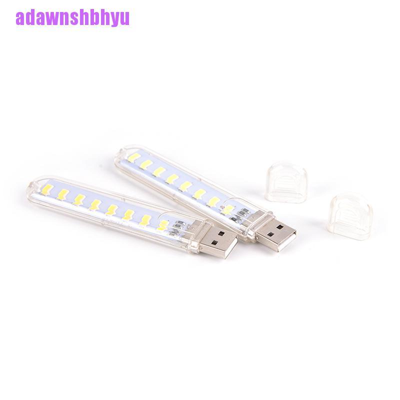 Lampu 8 LED Mini USB Portable Untuk Camping