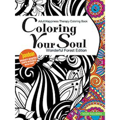 Download Adult Happiness Therapy Coloring Book Coloring Your Soul Wonderful Forest Edition Shopee Indonesia