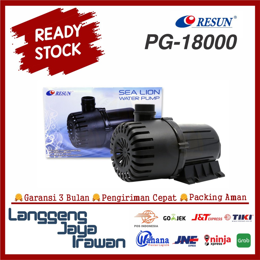 Pompa Air Kolam Sea Lion PG RESUN PG 18000 PG18000 Pompa Celup Sea Lion Water Pump Submersible ori