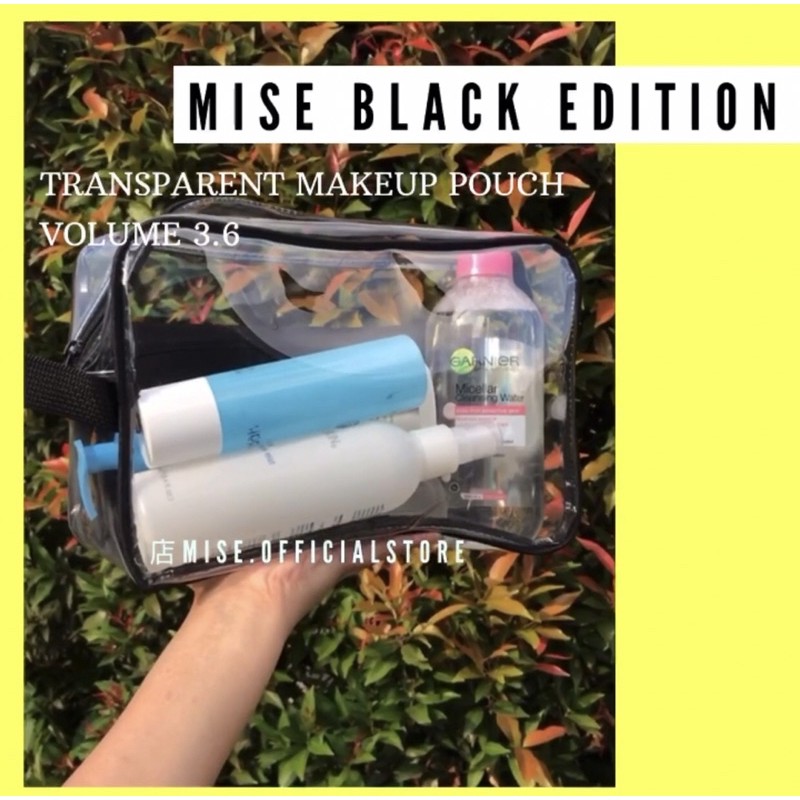 TRANSPARENT MAKEUP POUCH/POUCH MAKEUP TRANSPARAN/POUCH MAKEUP MUA/TAS KOSMETIK TRANSPARAN MURAH