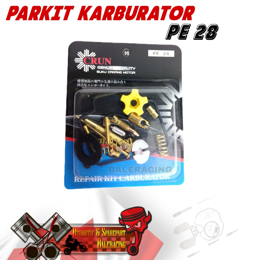 REPAIRKIT CARBURATOR PE 28 PARKIT KARBU PE28 PARKIT KARBURATOR PE 28 KUMPLIT PAKING KARET