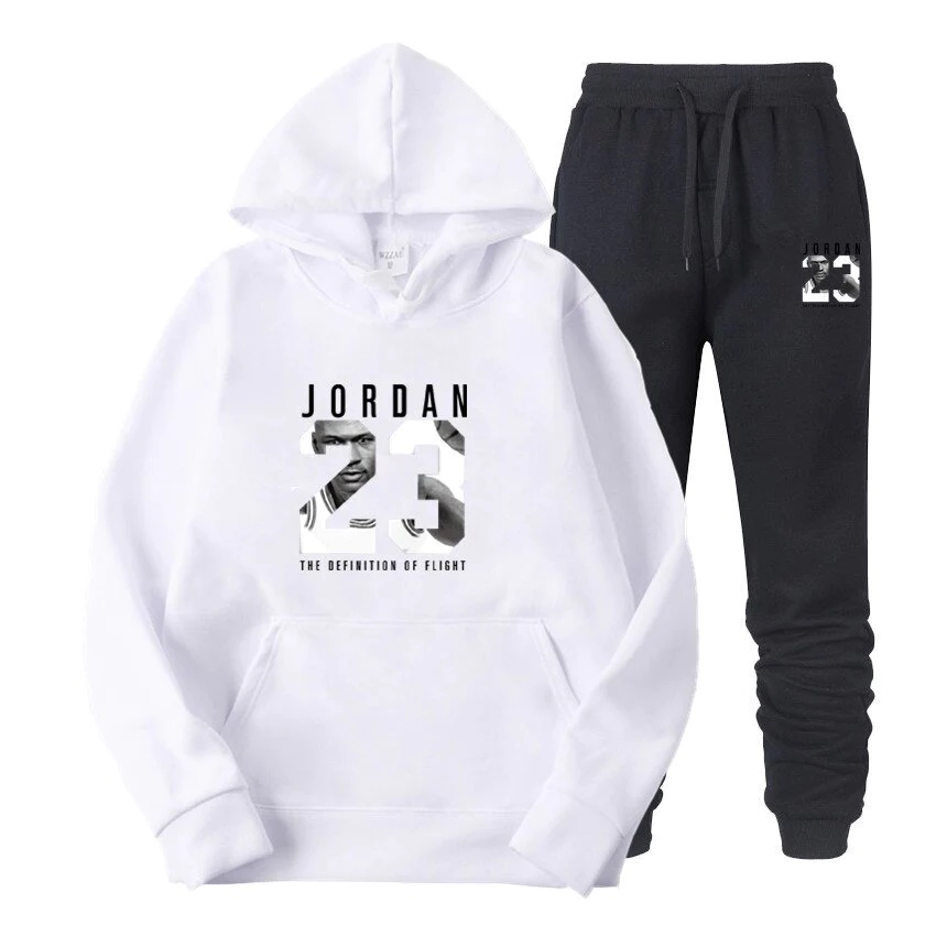 Setelan Celana Jogger &amp; Jumper Hoodie JORDAN23 II Set sweater Hoodie dan Celana Joger Panjang ( Pria &amp; Wanita )