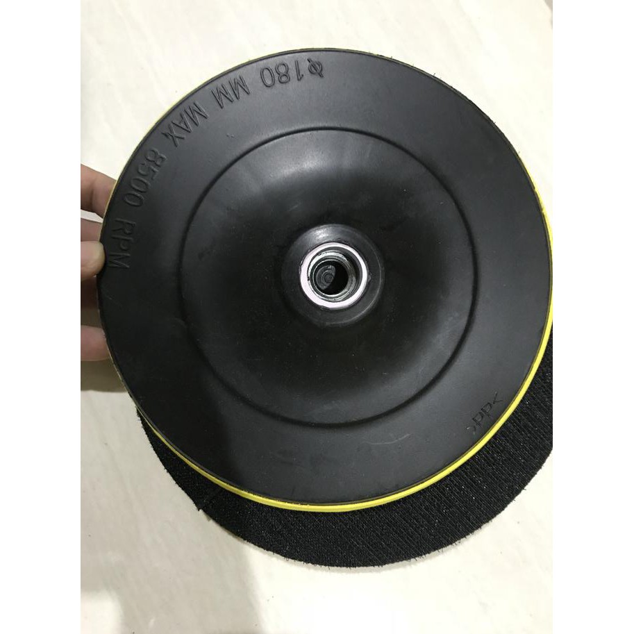 -READY- SANDING PAD VELCRO 7INCH PAD VELCRO MESIN POLES 7INCH