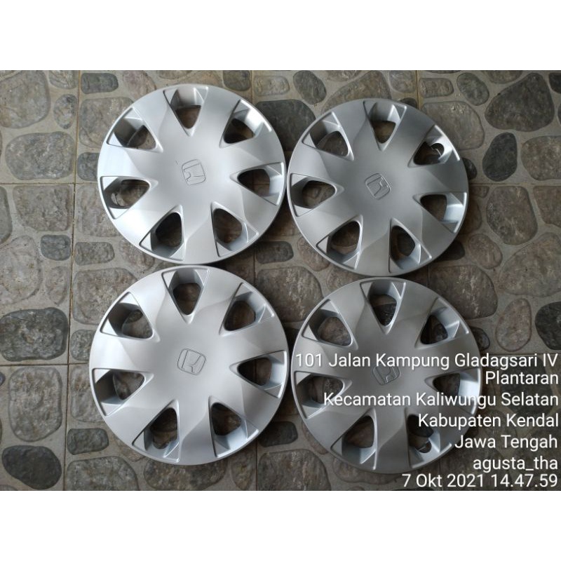 wildop/ weldop/wheldoop/tutup velg /dop ring 15 honda freed harga untuk 1 biji