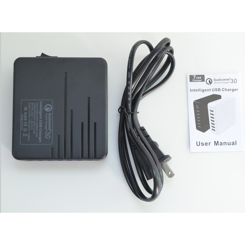 HC007 7 Ports Qualcomm QC 3.0 Intelligent USB Charger