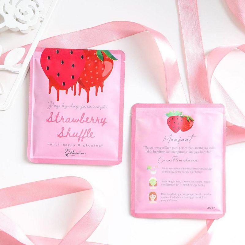 masker organik ✔️ BPOM by distributor.creamrd.ori 20g face mask Lea Gloria kemasan terbaru