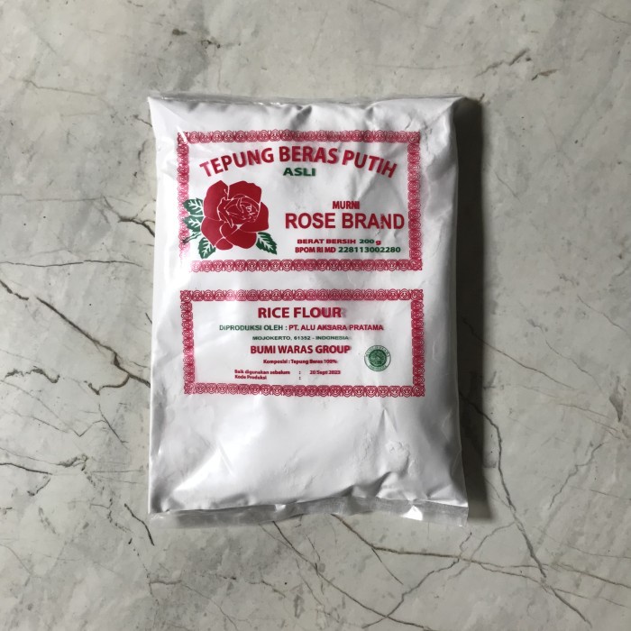 Tepung Beras Putih 200gram - Rosebrand