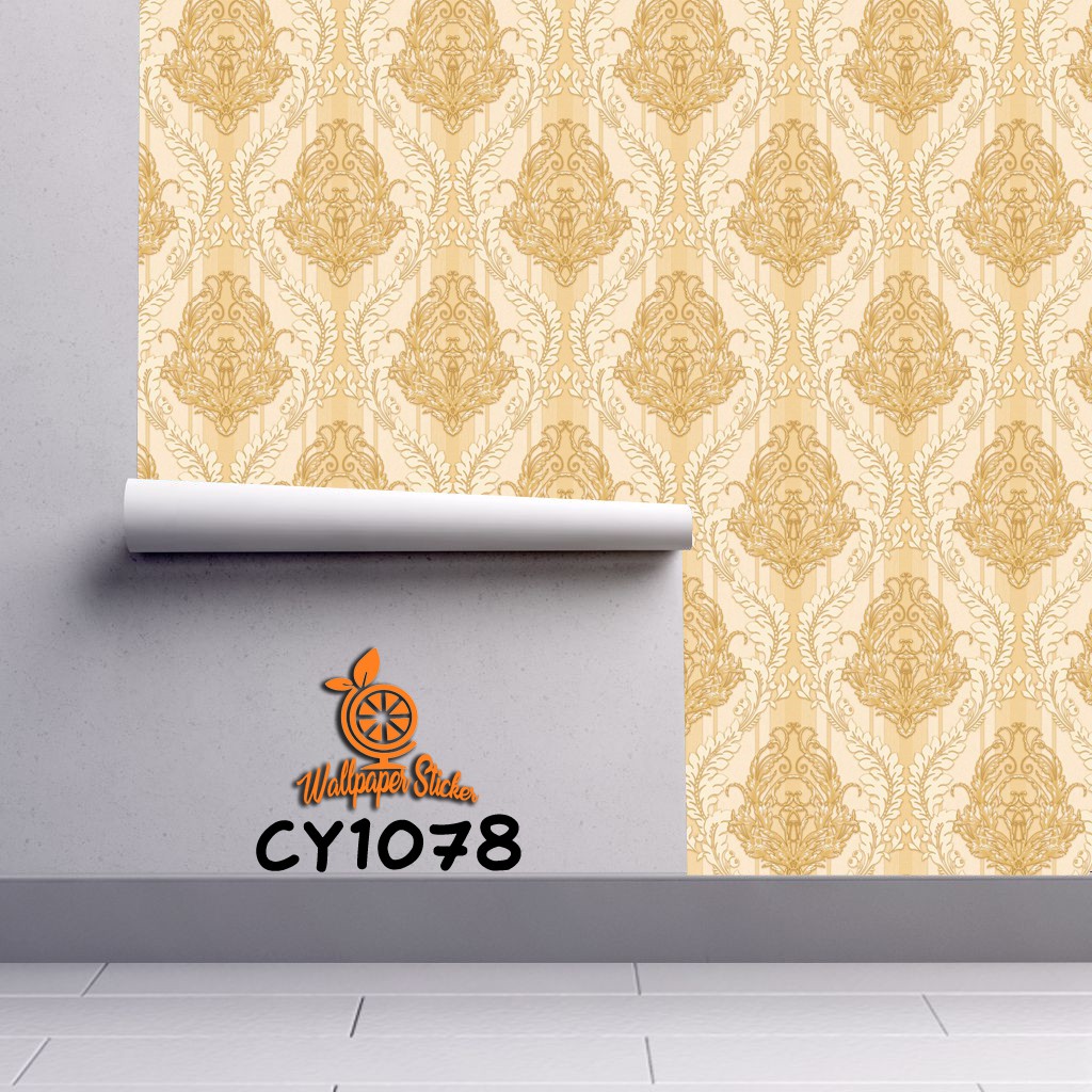 Walpaper Dinding Stiker Wallpaper Sticker Bata Garis Batik Karakter Walpaperdinding Cy1078