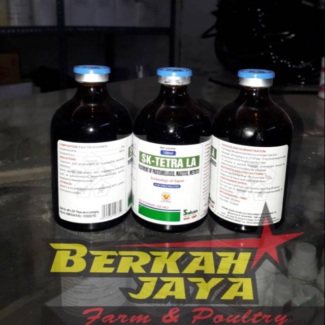 TETRA LA Oxytetracyclin Obat Injeksi Hewan