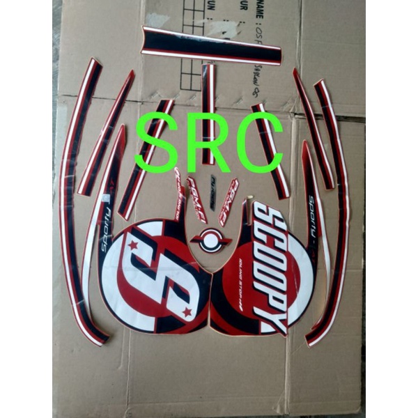 STRIPING SCOPY FI 2015-2016/LIST SCOPY FI/STIKER HONDA SCOPY