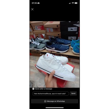 NIKE COURT LEGACY CANVAS WHITE