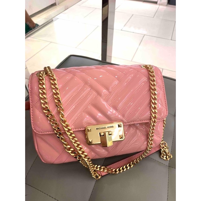 Tas MK original - Michael kors peyton medium in carnation ghw