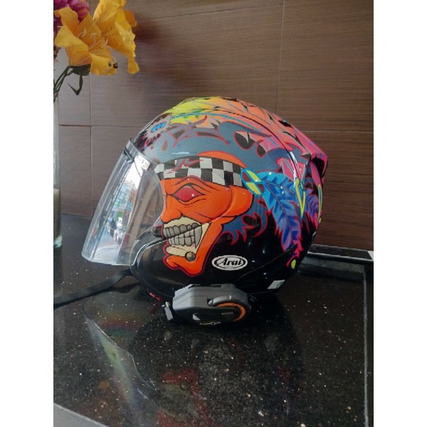Tsr ram4 Copy Arai Russel Black Intercome tmax
