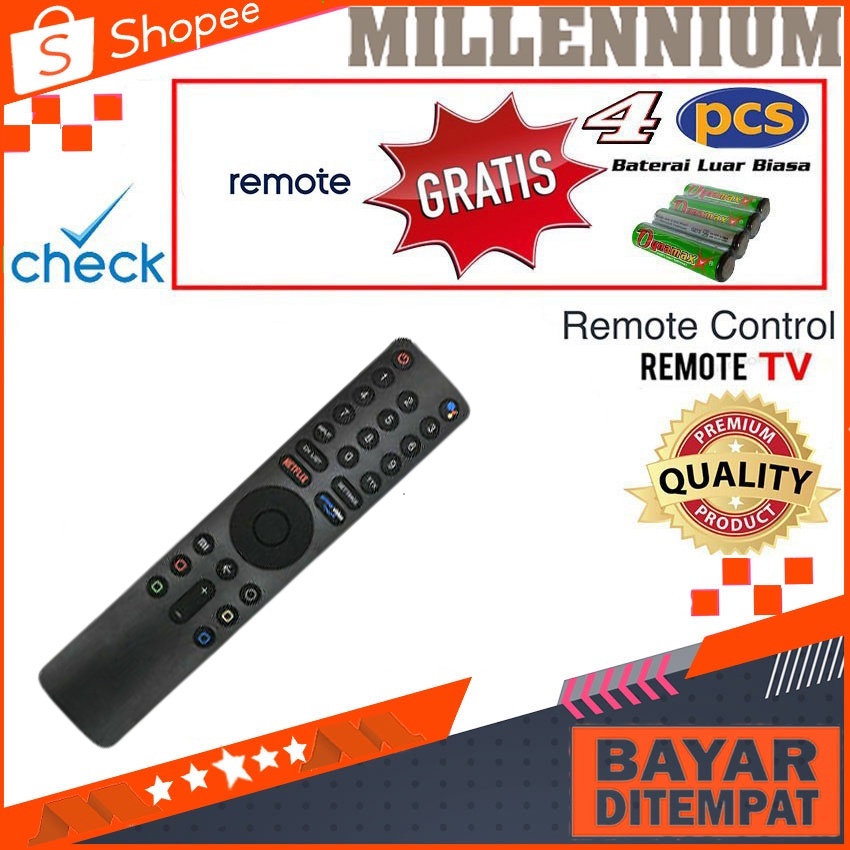 Remot Remote TV Xiaomi LCD LED Mi TV 4A/Mi Box S/Mi Stick TV Smart TV
