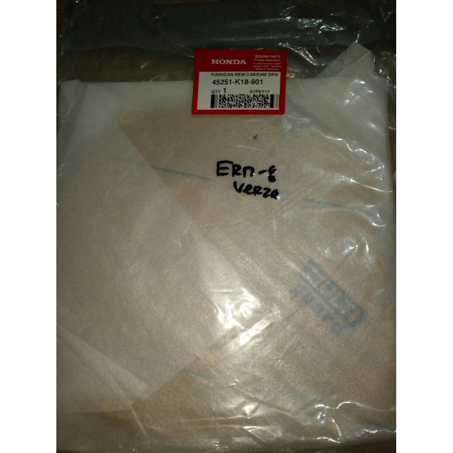 piringan disc cakram depan verza 150 honda