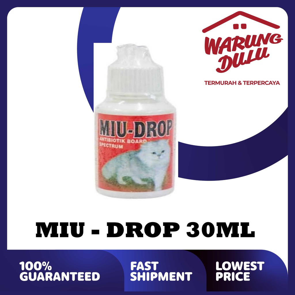 Obat AntiBiotik Board Spectrum Kucing Dan Anjing - MIU DROP 30ml