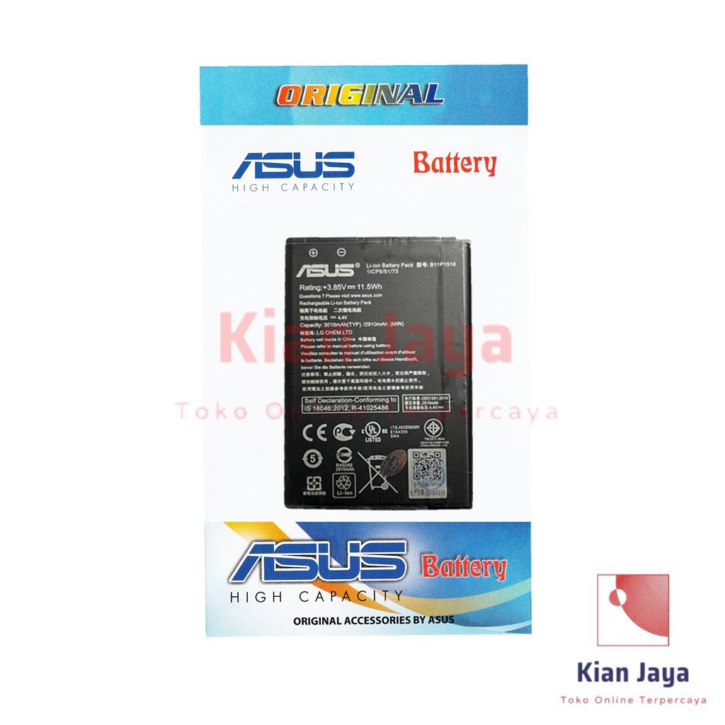 Baterai Original Asus Zenfone Go B 5.5&quot; inch ZB551KL X013D Batre Battery Hp B11P1510 5.5 100% Ori