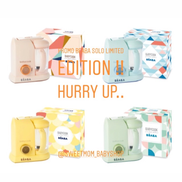 Sweetmomshop Beaba Babycook Solo ( Macaron Edition )