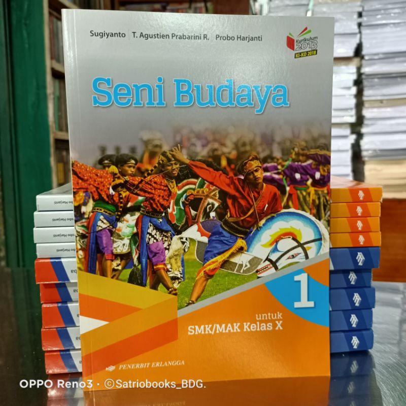 

BUKU SENI BUDAYA SMK KELAS X PENERBIT ERLANGGA. EDISI REVISI 2018. ORIGINAL.