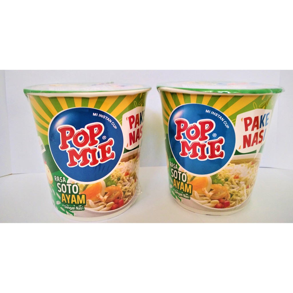 Jual Pop Mie Panas Pake Nasi Rasa Soto Ayam 75 Gr Indonesia Shopee