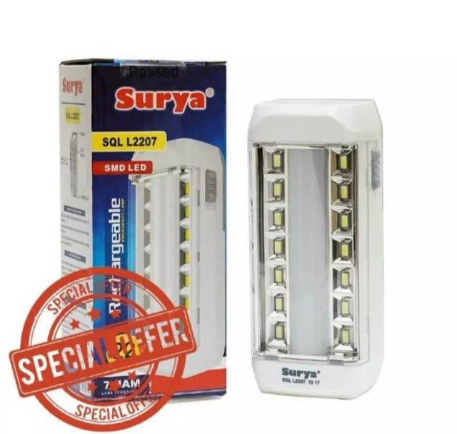 Lampu Darurat Emergency Lamp Surya 22 SMD Super Led SQL2207