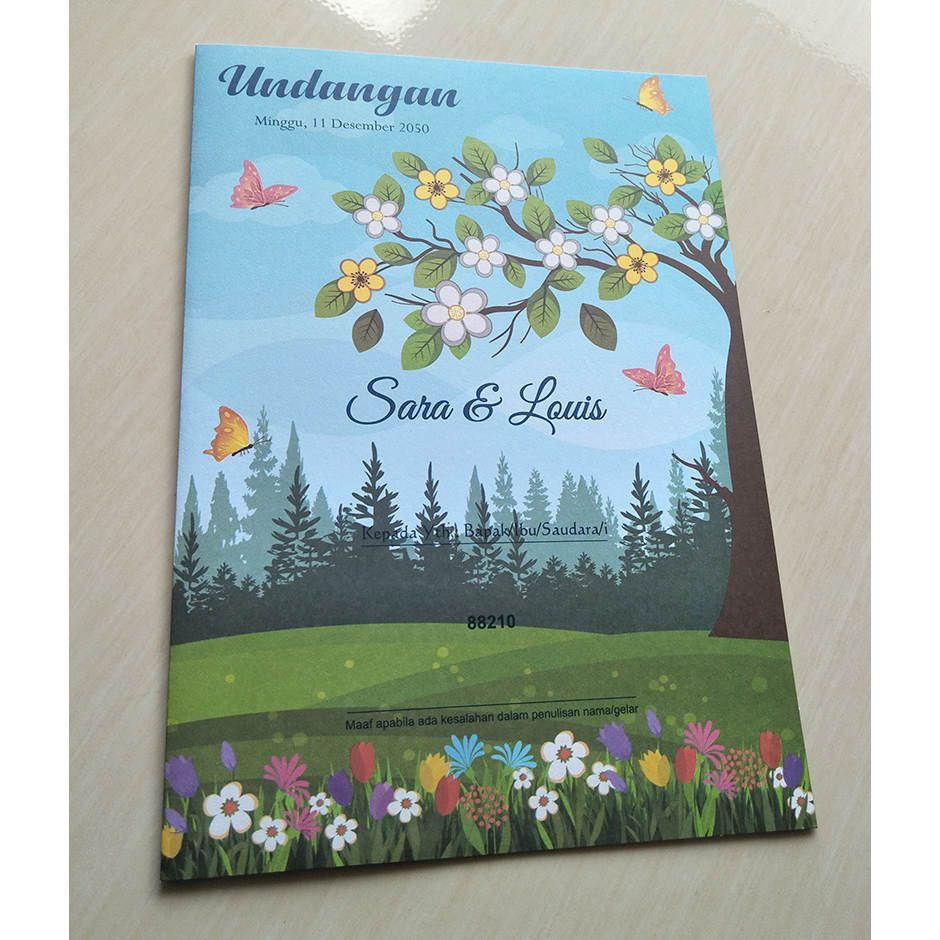 

Blanko Undangan Nikah/ Khitan Era Baru Murah Free Plastik OPP