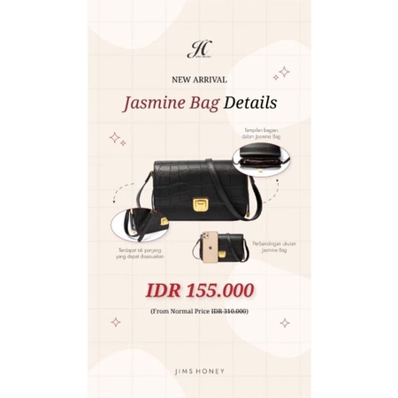 Jasmine Bag Jims Honey