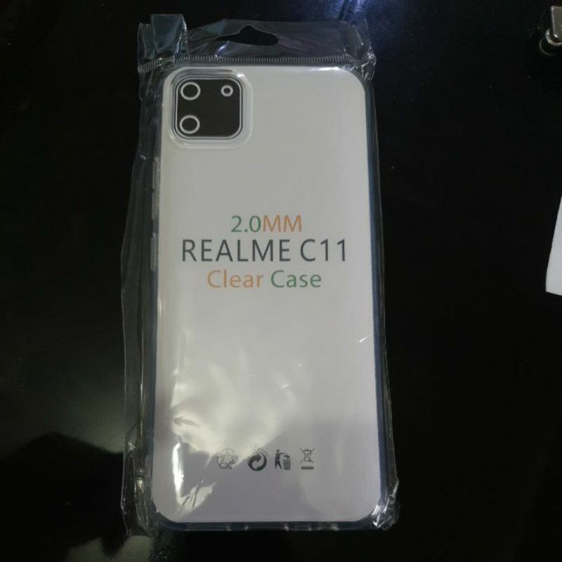 0RI Silikon kondom case softcase casing cover bening clearcase realme C11 new pa