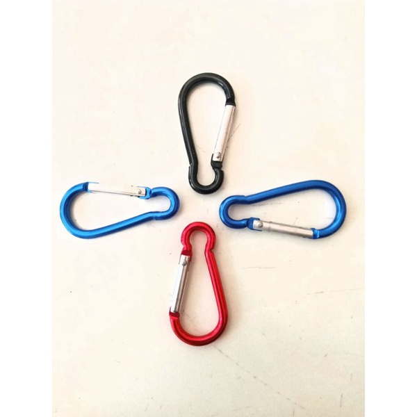 Carabiner Gantungan Kunci Alloy 5Cm No Hiking