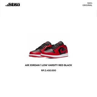 red black air jordan 1 low