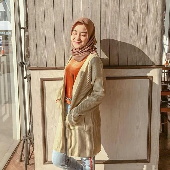 baju long cardigan