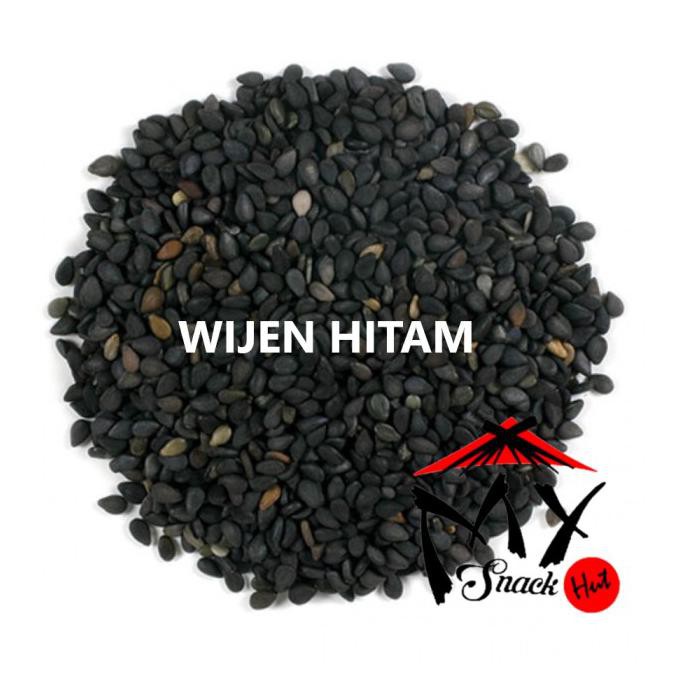 

Wijen Hitam Super 100Gr - Black Sesame Seeds - Black Sesame Seed