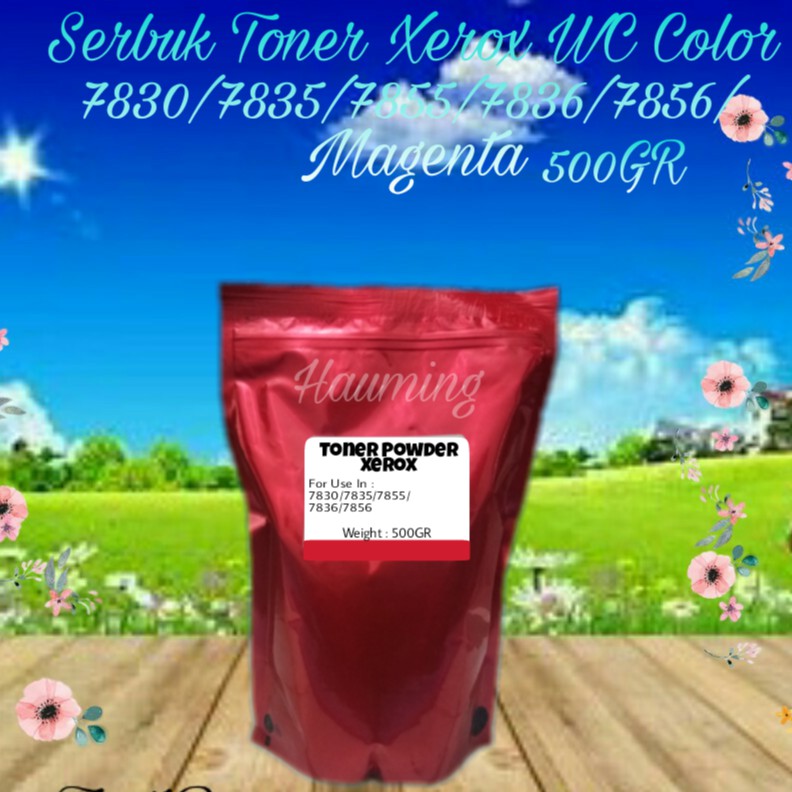 Serbuk Toner Powder Xerox Color WC 7830 7835 7855 7500 7800 7900 7836 7856 Magenta 500gr