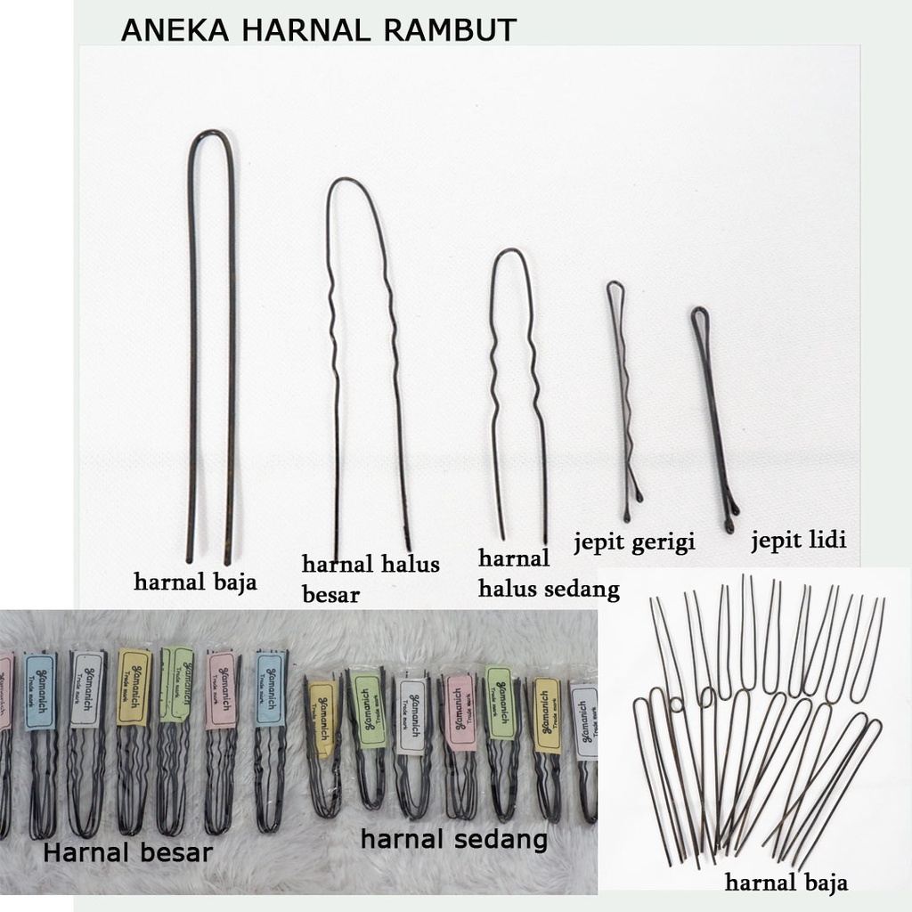 jepit rambut jepit lidi hitam jepit lidi kecil jepit lidi sanggul jepit gerigi jepit flower harna baja harnal jepit harnal sanggul harnal halus