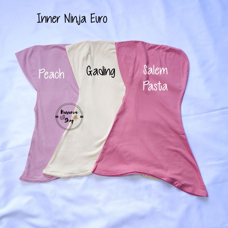 Daleman/inner hijab ninja tanpa sleting/Ninja Euro