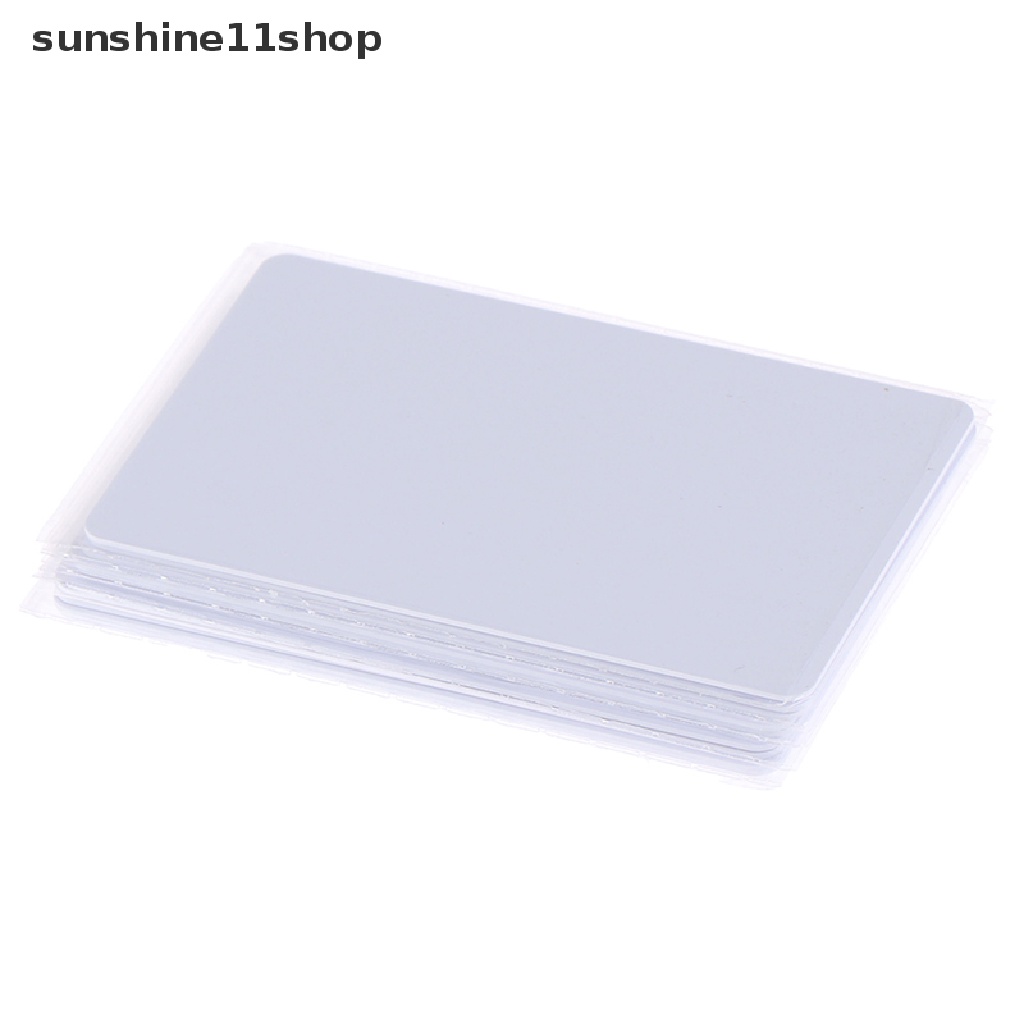 Sho 10pcs Kartu Uid 13.56mhz Block 0 Sector Writable Ic Card Clone Changeable