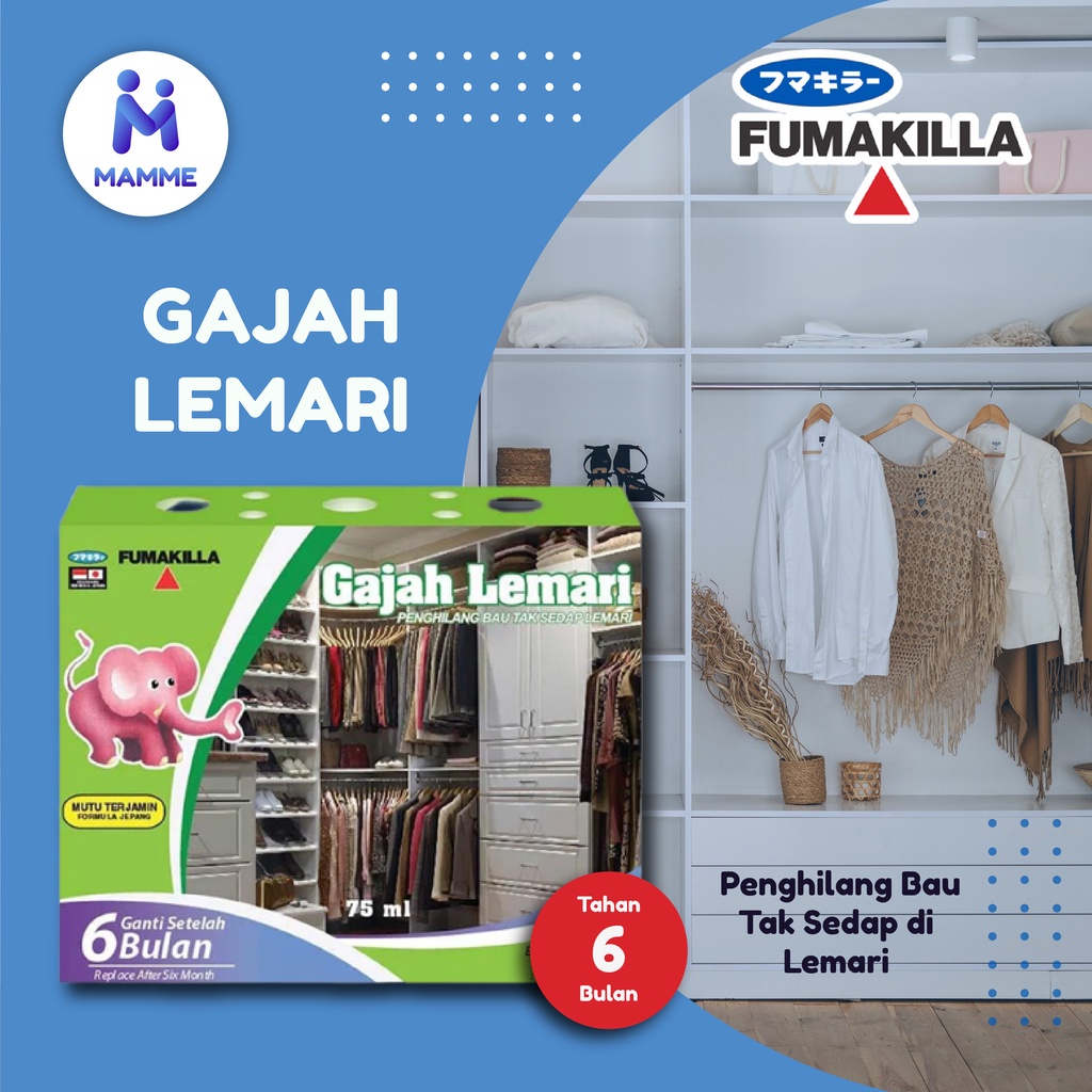 Gajah Penghilang Bau Tidak Sedap Kulkas / Mobil / Lemari / Toilet