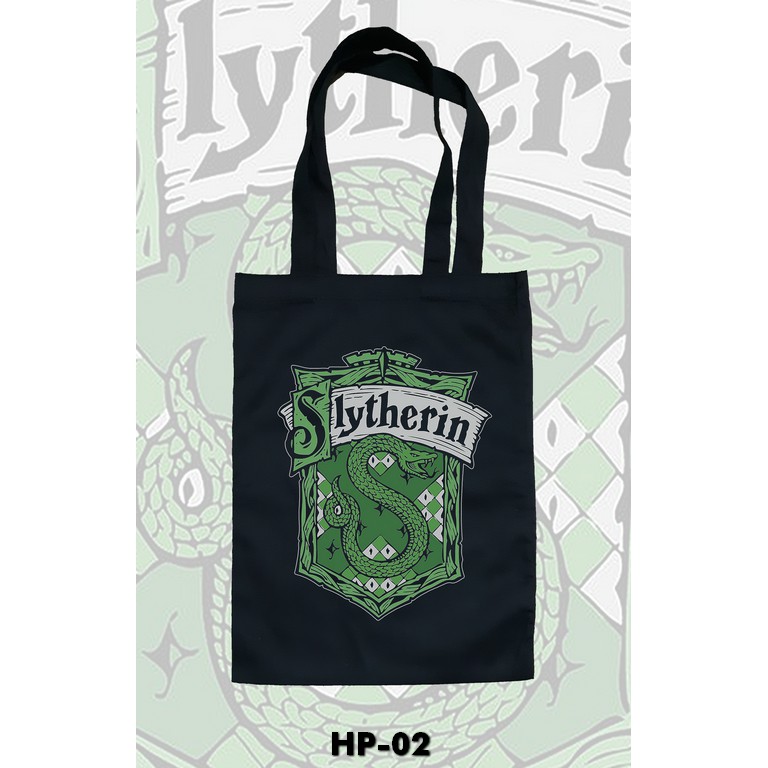 TOTE BAG HITAM - HARRY POTTER