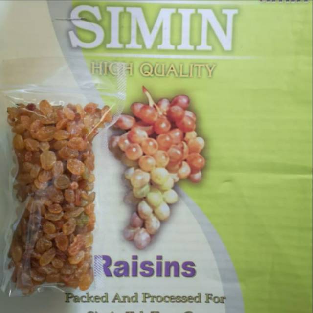 

Buah anggur kering Kismis kemasan 150gr
