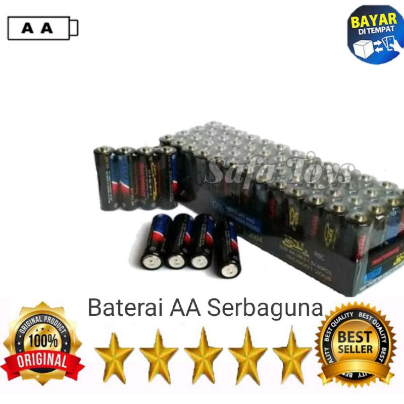 Baterai TRAKTOR ukuran size AA Harga Di iklan per 4 pcs