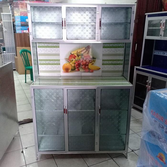 RAK PIRING 3 PINTU ALUMUNIUM