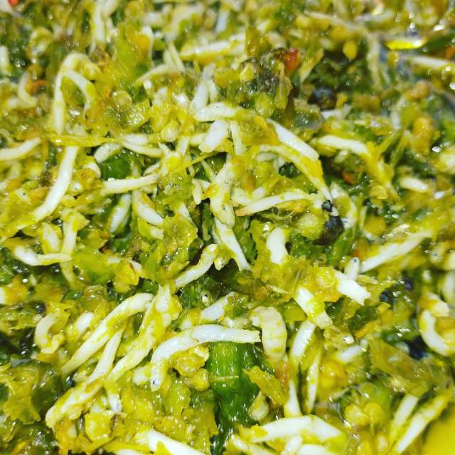 

Teri Medan sambal ijo jember