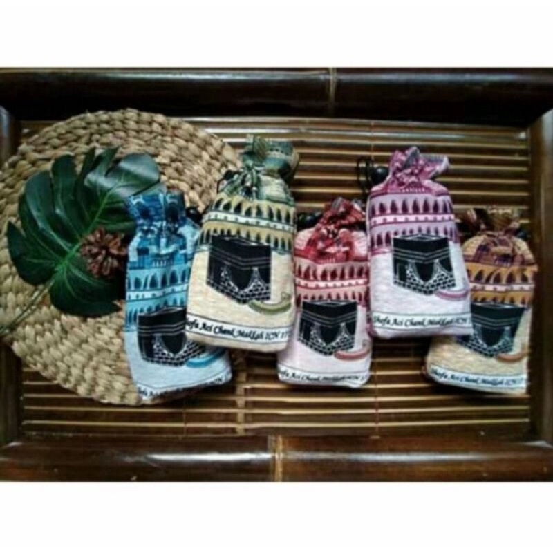 sajadah travel sopa/sajadah tas dompet/sajadah traveling motif kakbah