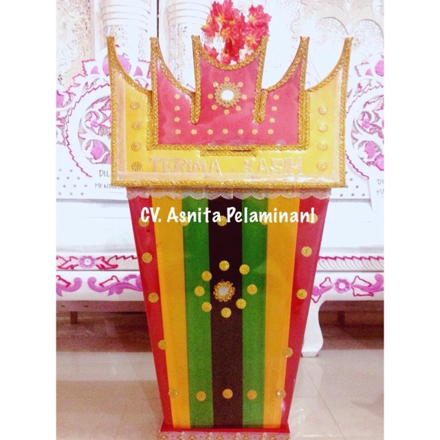 

rangkiang / kotak amplop /angpau adat padang murah meriah
