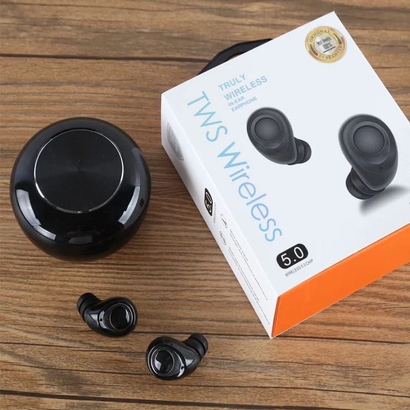 Hokkiterus21⭐⭐⭐⭐⭐ TWS AKZ W7 earphone earbuds bluetooth headseat kontrol sentuh stereo wireless headphone