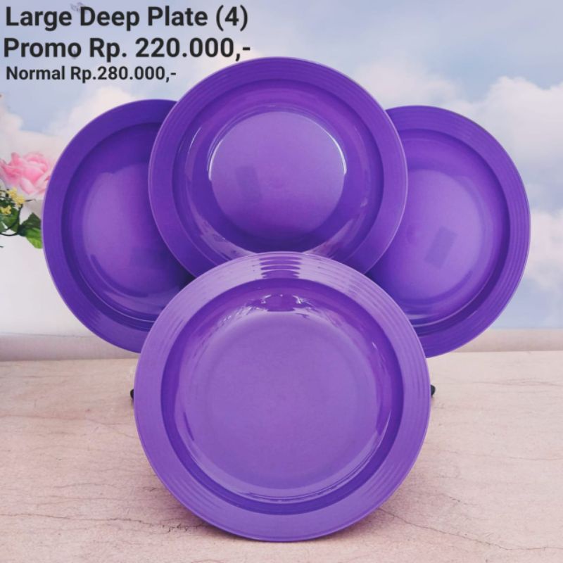 large deep plate