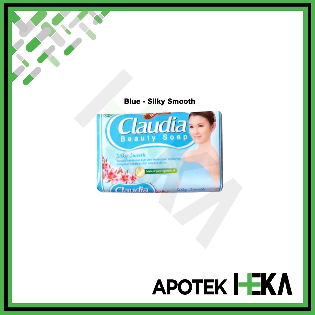 Claudia Beauty Bar Soap Sabun Batang 60 gr Antibakteri Pink Biru Hijau (SEMARANG)