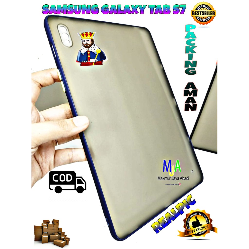 SOFTCASE SAMSUNG GALAXY TAB S7 - CASE MATTE FULL COLOUR MY CHOICE BUMPER CASE PELINDUNG KAMERA