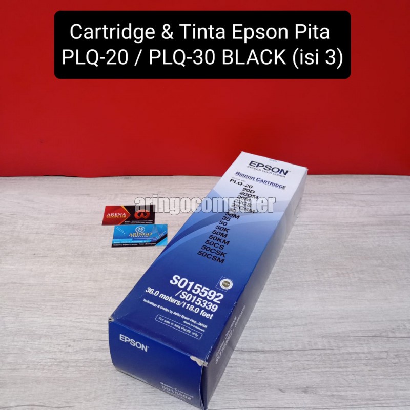 Cartridge &amp; Tinta Epson Pita PLQ-20 BLACK (isi 3)